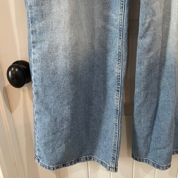 Gianni Bini Mariposa Denim Wide Leg Medium wash Jeans Womens Size 28 NWOT - Picture 2 of 6